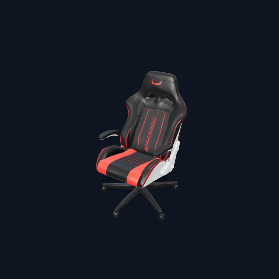 Ergonomic Gaming Chair D Model Pack